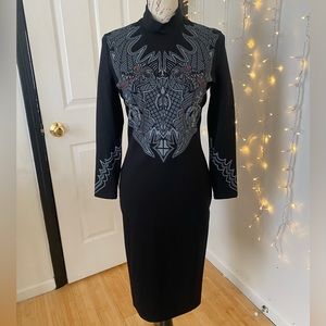 Sleepy Hollow Hessian dress by La Femme En noir